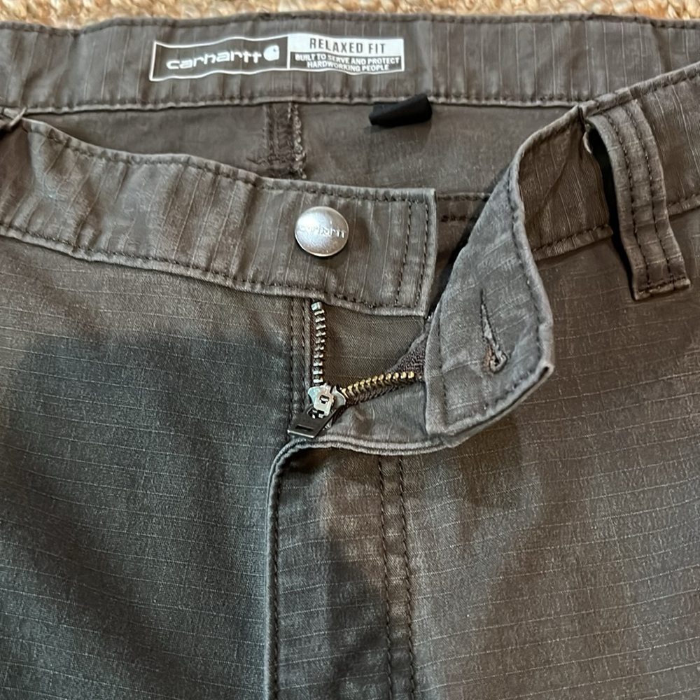 Carhartt Dark Gray Cargo Pants for Men size 36 x 30 relaxed fit - Picture 11 of 12